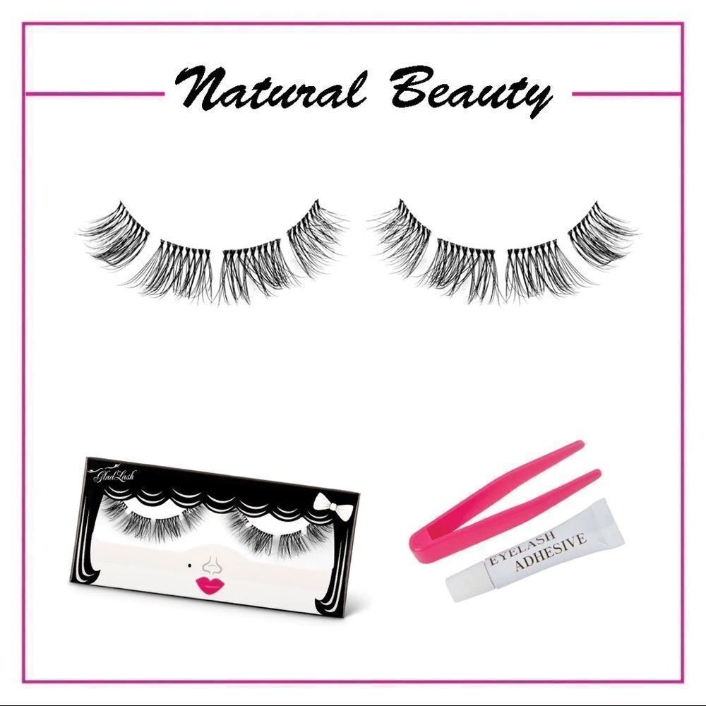 NIB GladGirl NATURAL BEAUTY MINUTELASH Lash Kit